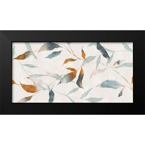 Summer Botanical II Black Modern Wood Framed Art Print by Blue, Nina