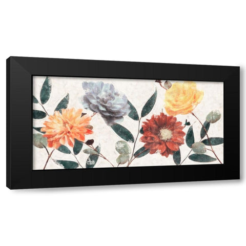 Summer Field Black Modern Wood Framed Art Print with Double Matting by Blue, Nina