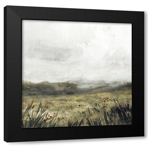 Moody Landscape I Black Modern Wood Framed Art Print with Double Matting by Blue, Nina