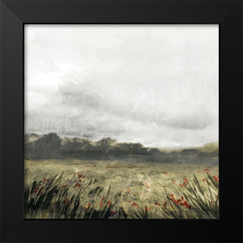 Moody Landscape II Black Modern Wood Framed Art Print by Blue, Nina