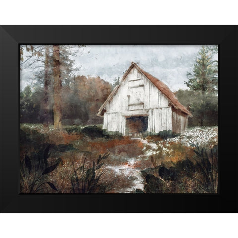 Rusted Hearth Barn II Black Modern Wood Framed Art Print by Blue, Nina