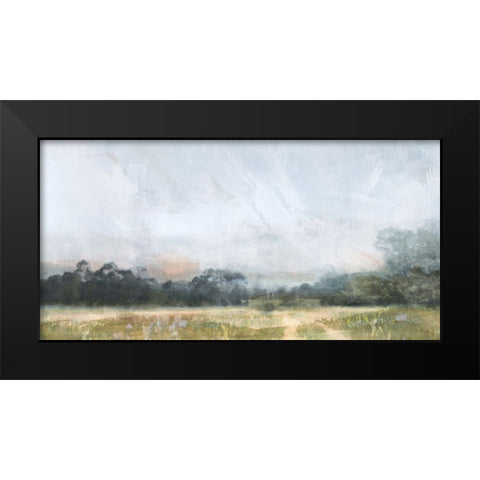 Sunset Trail Black Modern Wood Framed Art Print by Blue, Nina