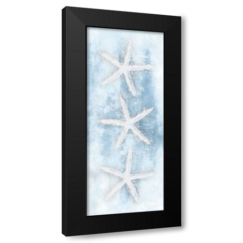 Starfish Panel Black Modern Wood Framed Art Print by Blue, Nina