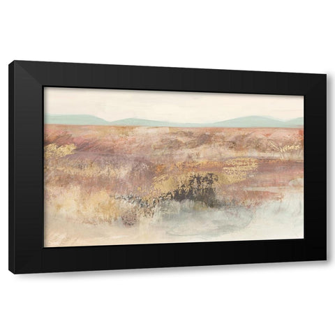 Neutral Landscape Black Modern Wood Framed Art Print with Double Matting by Blue, Nina