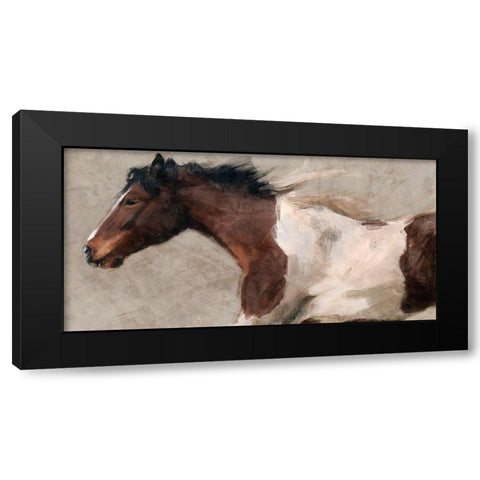 Flight Black Modern Wood Framed Art Print with Double Matting by Blue, Nina