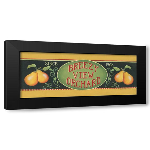 Breezy View Orchard Black Modern Wood Framed Art Print with Double Matting by Lewis, Kim