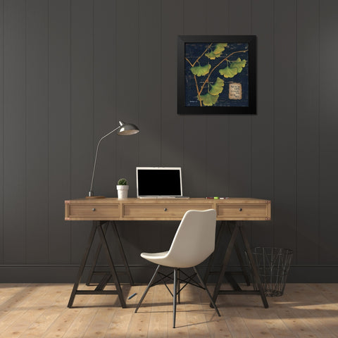 Hurt Not the Earth Black Modern Wood Framed Art Print by Lewis, Kim