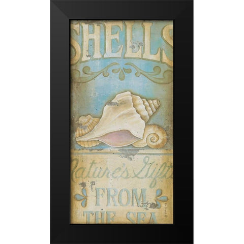 Natures Gifts Black Modern Wood Framed Art Print by Lewis, Kim