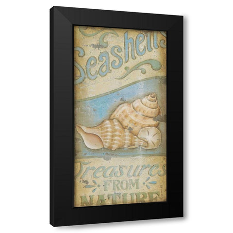 Treasures from Nature Black Modern Wood Framed Art Print by Lewis, Kim