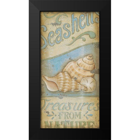Treasures from Nature Black Modern Wood Framed Art Print by Lewis, Kim