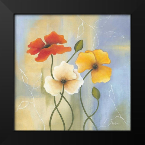 Delightful Splendor II Black Modern Wood Framed Art Print by Lewis, Kim