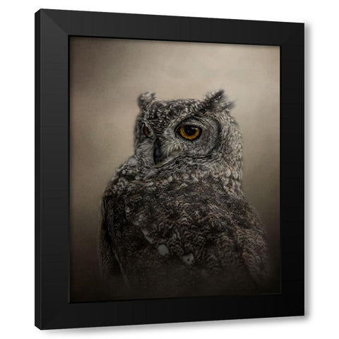 Easy on the Eye Black Modern Wood Framed Art Print by Parker, Kelley