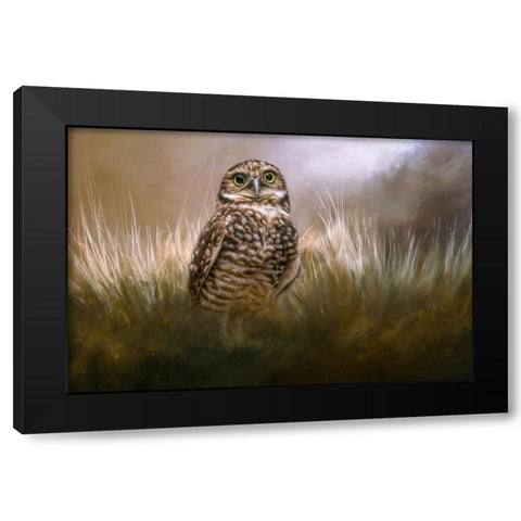 Owl Be Seeing You Black Modern Wood Framed Art Print by Parker, Kelley