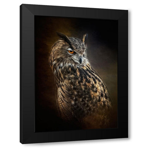Dark Rising Black Modern Wood Framed Art Print with Double Matting by Parker, Kelley