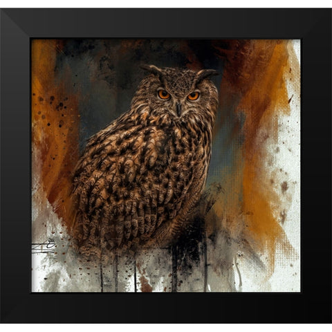 Regal Hunter Black Modern Wood Framed Art Print by Parker, Kelley