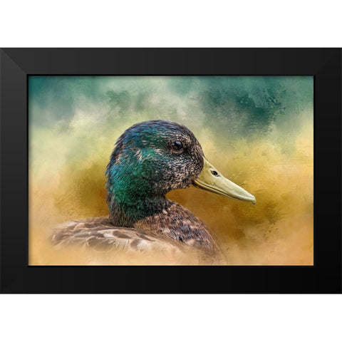 Celebration of Colors Black Modern Wood Framed Art Print by Parker, Kelley