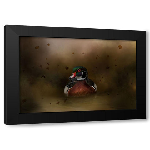 Autumn Cruise Black Modern Wood Framed Art Print with Double Matting by Parker, Kelley