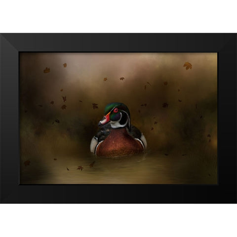 Autumn Cruise Black Modern Wood Framed Art Print by Parker, Kelley