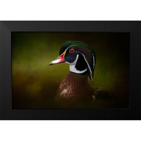 Color Palette Black Modern Wood Framed Art Print by Parker, Kelley