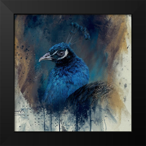 Grace and Beauty Black Modern Wood Framed Art Print by Parker, Kelley