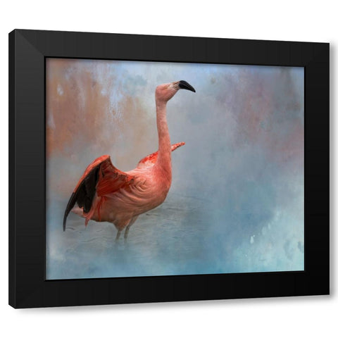 Water Dancer Black Modern Wood Framed Art Print by Parker, Kelley