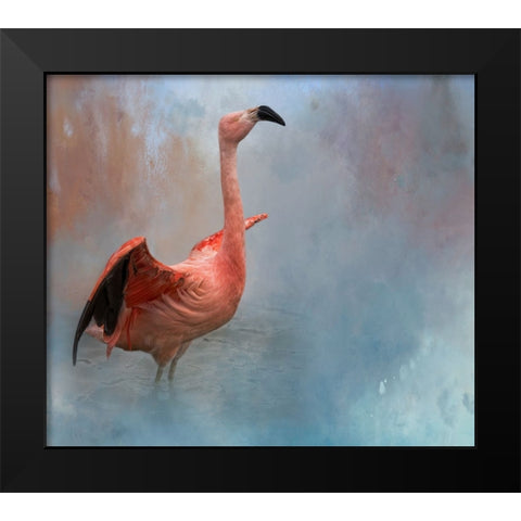 Water Dancer Black Modern Wood Framed Art Print by Parker, Kelley