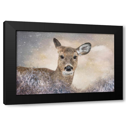 Spirit of Winter Black Modern Wood Framed Art Print by Parker, Kelley
