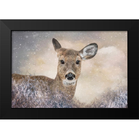 Spirit of Winter Black Modern Wood Framed Art Print by Parker, Kelley