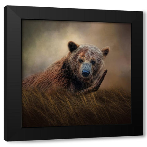 Mischief   Black Modern Wood Framed Art Print with Double Matting by Parker, Kelley