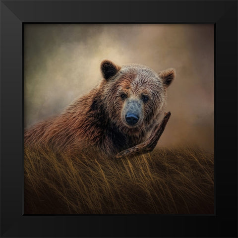 Mischief   Black Modern Wood Framed Art Print by Parker, Kelley