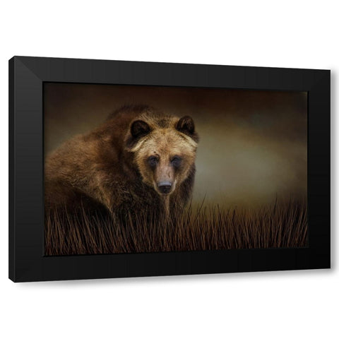 Gentle Soul Black Modern Wood Framed Art Print with Double Matting by Parker, Kelley