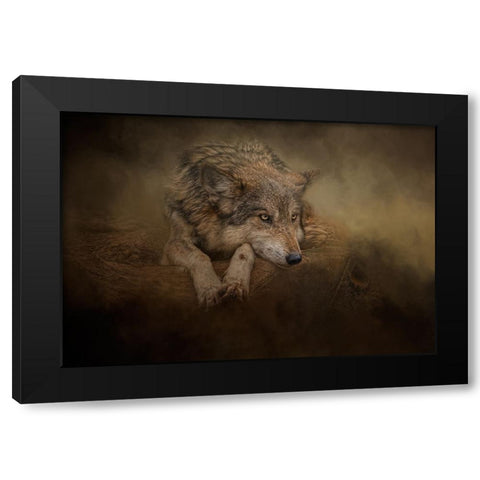 At Rest Black Modern Wood Framed Art Print by Parker, Kelley