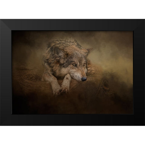 At Rest Black Modern Wood Framed Art Print by Parker, Kelley