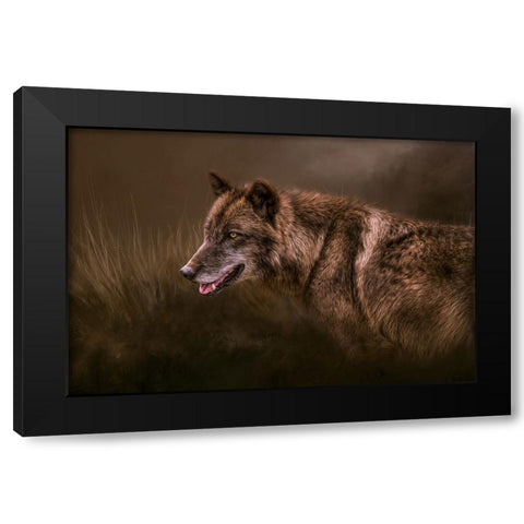 Danger Lurking Black Modern Wood Framed Art Print by Parker, Kelley