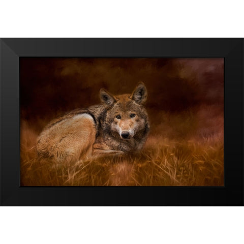 Safe Haven Black Modern Wood Framed Art Print by Parker, Kelley