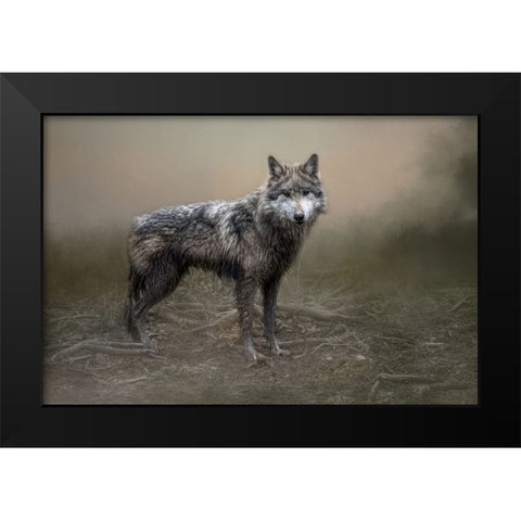 Enduring Spirit Black Modern Wood Framed Art Print by Parker, Kelley