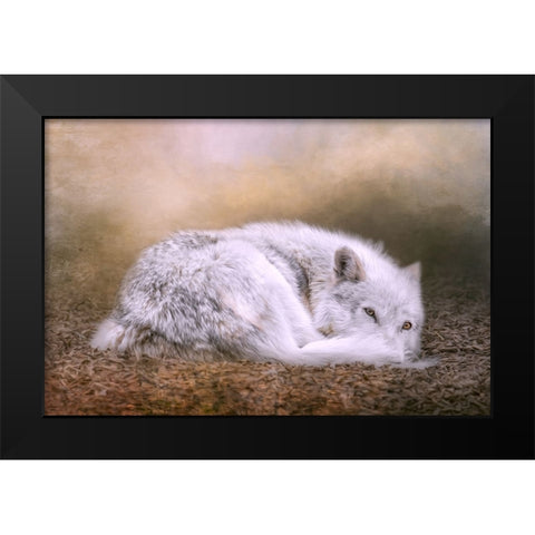 For Your Eyes Only Black Modern Wood Framed Art Print by Parker, Kelley