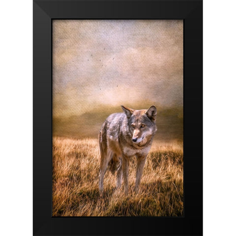On Patrol Black Modern Wood Framed Art Print by Parker, Kelley