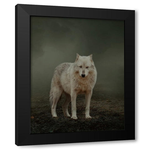 Spirit Guide Black Modern Wood Framed Art Print with Double Matting by Parker, Kelley