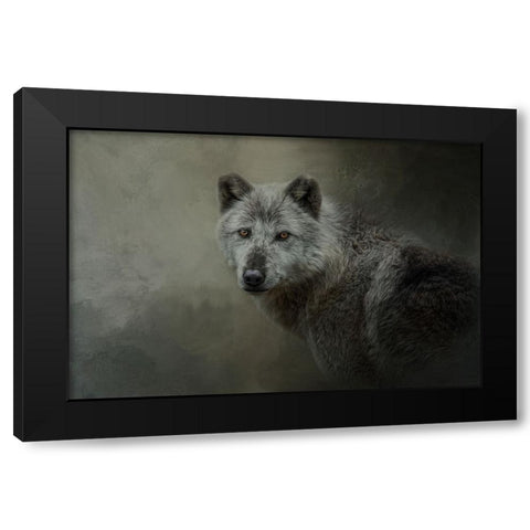 The Last Look Back Black Modern Wood Framed Art Print by Parker, Kelley