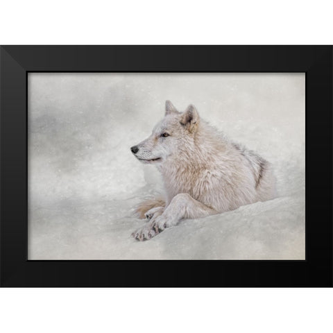 Snow Day Black Modern Wood Framed Art Print by Parker, Kelley