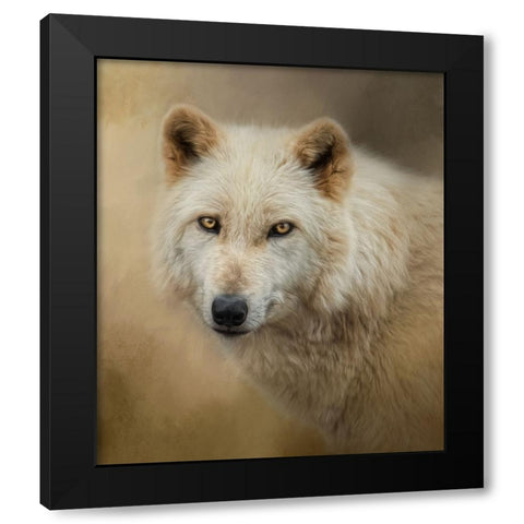 Mesmerize Black Modern Wood Framed Art Print by Parker, Kelley