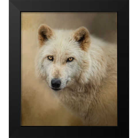 Mesmerize Black Modern Wood Framed Art Print by Parker, Kelley