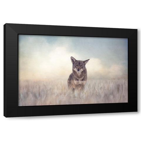 Winters Red Black Modern Wood Framed Art Print with Double Matting by Parker, Kelley