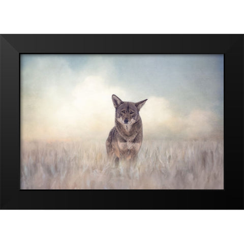 Winters Red Black Modern Wood Framed Art Print by Parker, Kelley