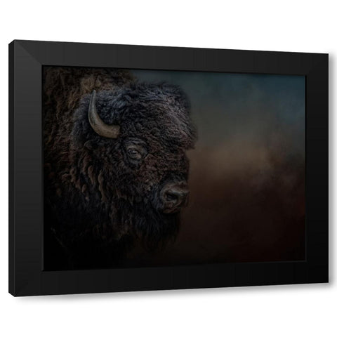 Harley Black Modern Wood Framed Art Print with Double Matting by Parker, Kelley