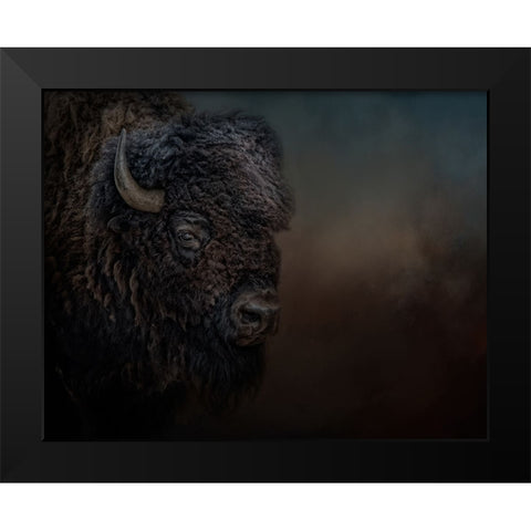 Harley Black Modern Wood Framed Art Print by Parker, Kelley