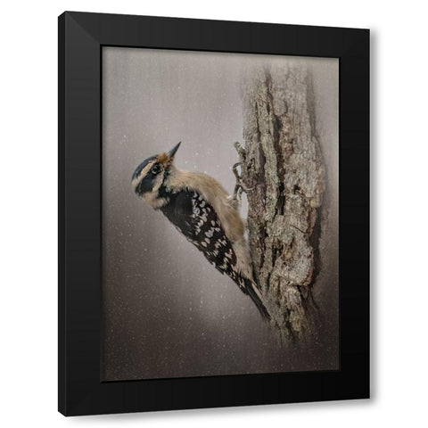 Little Carpenter Black Modern Wood Framed Art Print with Double Matting by Parker, Kelley