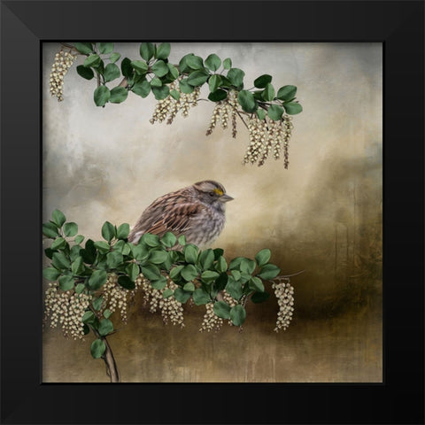 Nestled Black Modern Wood Framed Art Print by Parker, Kelley