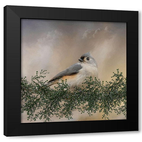 Simple Pleasures Black Modern Wood Framed Art Print with Double Matting by Parker, Kelley